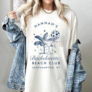 Bachelorette Retro Moderne Minimalistische Bridesm T-Shirt