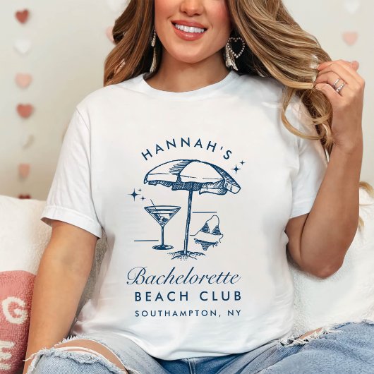 Bachelorette Retro Moderne Minimalistische Bridesm T-Shirt
