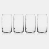 Bachelorette Retro Vintag Cocktailbrille Dosenglas (Links)