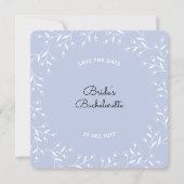 Bachelorette-Save the Date-Karte Save The Date (Vorderseite)