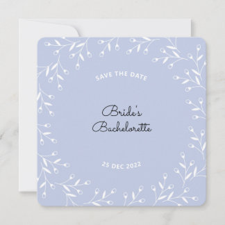 Bachelorette-Save the Date-Karte Save The Date
