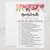 Bachelorette Scavenger Hunt Hen Party (Vorne/Hinten)