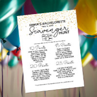 Bachelorette-Scavenger-Jagdwild in Party