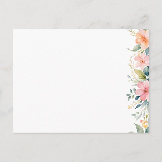 Bachelorette-Scavenger-Jagdwild in Party Ankündigungspostkarte (Rückseite)