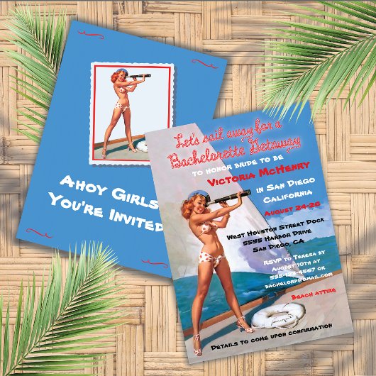 Bachelorette Schönes Wochenende Einladung