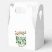 bachelorette scottsdale retro desert custom date geschenkschachtel (Geöffnet)