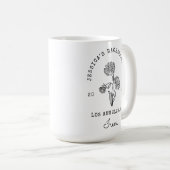 Bachelorette September Aster Geburtstagsmonat Blum Kaffeetasse (VorderseiteRechts)