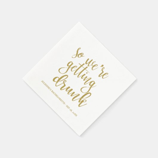 Bachelorette Serviette (Ecke)