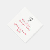 BACHELORETTE SERVIETTE (Ecke)