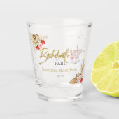 Bachelorette Shot Brillen | Boho Palm Cocktail Schnapsglas (Vorderseite)