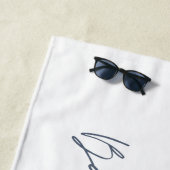 Bachelorette Strandtuch (Beispiel)