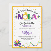 BACHELORETTE, STREET NOLA BACHELORETTE, BÖSE UND B EINLADUNG (Vorderseite)
