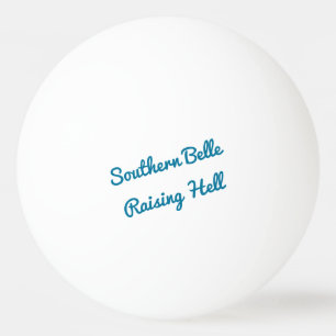 Bachelorette Südbelle Hölle Bierpong Tischtennisball