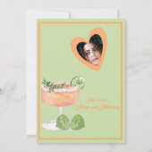 Bachelorette-Summen und Party-Foto Einladung (Rückseite)