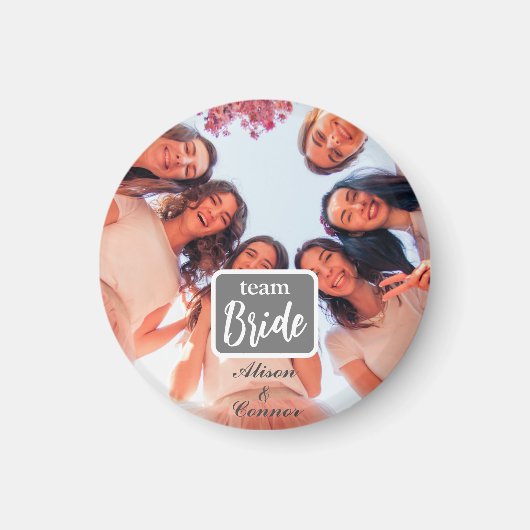 Bachelorette Team Bride Magnet (Vorne)