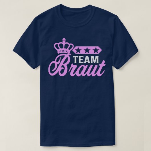 Bachelorette Team Bride Wedding Junggeselinnen-Abs T-Shirt (Design vorne)