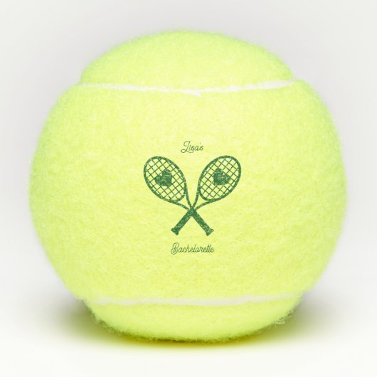 Bachelorette Tennisball Tennisbälle (Vorderseite)