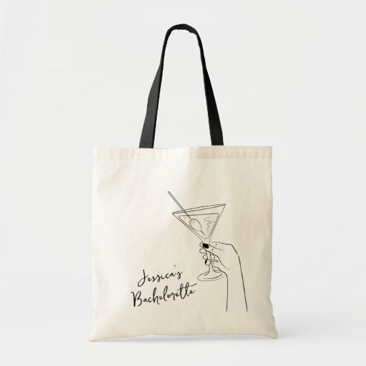 Bachelorette Tote Bag - Cocktail Bach Tasche (Vorne)