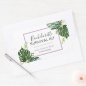 Bachelorette-Überlebenskit Rechteckkleben Rechteckiger Aufkleber (Umschlag)