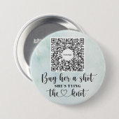 Bachelorette Venmo QR Code Kaufen Sie die Braut ei Button (Vorne & Hinten)