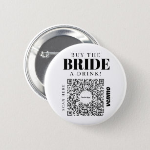 Bachelorette Venmo QR Code Kaufen Sie die Braut ei Button