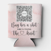 Bachelorette Venmo QR Code Kaufen Sie die Braut ei Dosenkühler (Vorderseite)
