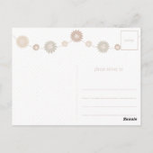 Bachelorette Vielen Dank Postkarte (Rückseite)