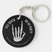 Bachelorette Weekend bis zum Tod tun uns Party nac Schlüsselanhänger (Rückseite)