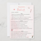 Bachelorette Weekend Editierbare Strecke Einladung (Vorderseite)