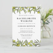 Bachelorette Weekend Einladung (Stehend Vorderseite)