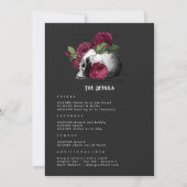 Bachelorette Weekend Einladung (Rückseite)