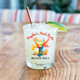 Bachelorette Weekend Final Fiesta Personalisiert Schnapsglas