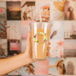 Bachelorette Weekend Gastgeschenk Personalisiert Acryltrinkbecher