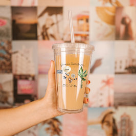 Bachelorette Weekend Gastgeschenk Personalisiert Acryltrinkbecher