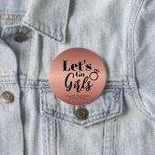 Bachelorette Weekend Gastgeschenk Personalisiert Button (Beispiel)