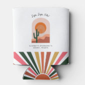 Bachelorette Weekend Gastgeschenk Personalisiert Dosenkühler (Rückseite)