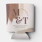 Bachelorette Weekend Gastgeschenk Personalisiert Dosenkühler (Rückseite)