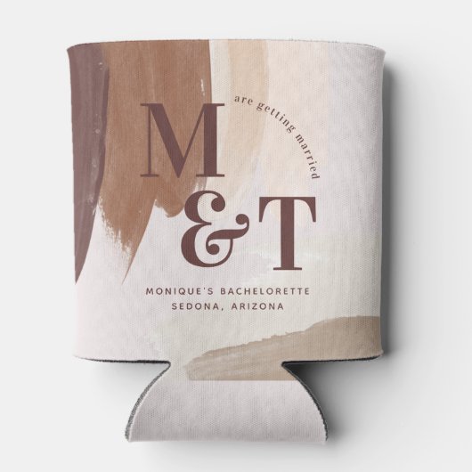 Bachelorette Weekend Gastgeschenk Personalisiert Dosenkühler (Rückseite)