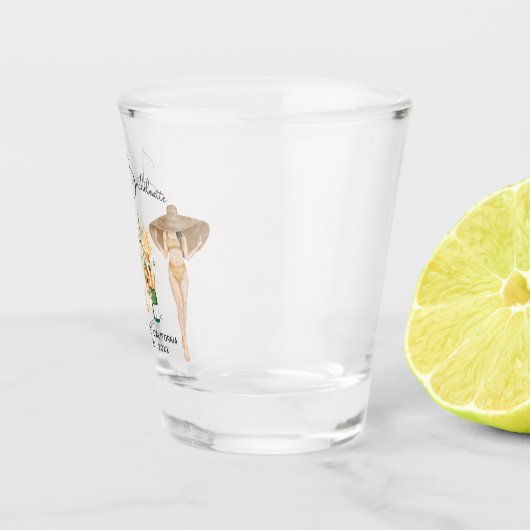 Bachelorette Weekend Gastgeschenk Personalisiert Schnapsglas (Rechts)