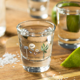 Bachelorette Weekend Gastgeschenk Personalisiert Schnapsglas