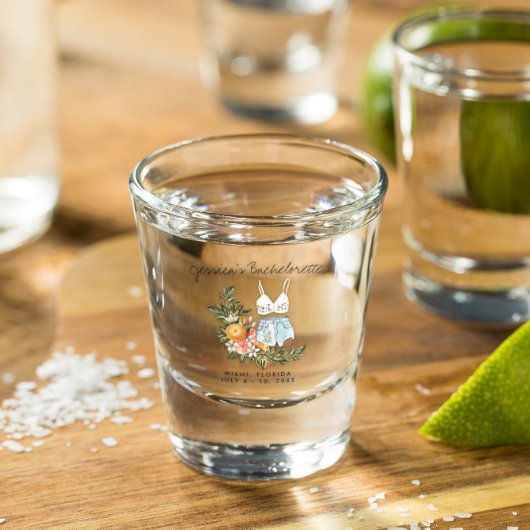 Bachelorette Weekend Gastgeschenk Personalisiert Schnapsglas