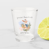 Bachelorette Weekend Gastgeschenk Personalisiert Schnapsglas (Vorderseite)