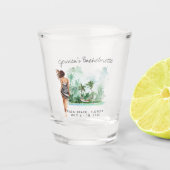 Bachelorette Weekend Gastgeschenk Personalisiert Schnapsglas (Vorderseite)