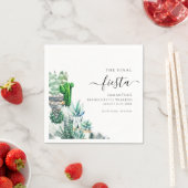 Bachelorette Weekend Gastgeschenk Personalisiert Serviette (Beispiel)