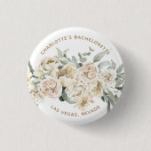 Bachelorette Weekend Gastgeschenk Personalisiertes Button (Vorderseite)