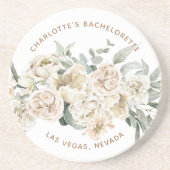 Bachelorette Weekend Gastgeschenk Personalisiertes Getränkeuntersetzer (Vorne)