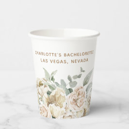 Bachelorette Weekend Gastgeschenk Personalisiertes Pappbecher