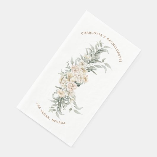 Bachelorette Weekend Gastgeschenk Personalisiertes Serviette (Ecke)