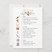 Bachelorette Weekend Icona Einladung (Rückseite)