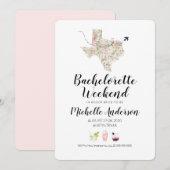 Bachelorette Weekend in Austin Texas Einladung (Vorne/Hinten)